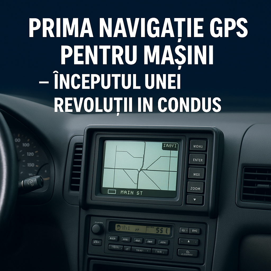 Prima navigație GPS pentru mașini – începutul unei revoluții în condus