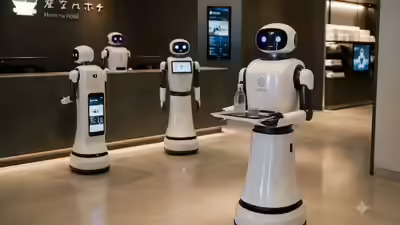 China pregătește primul hotel din lume operat integral de roboți